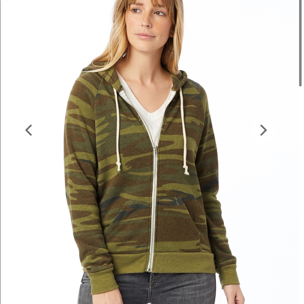 Alternative Apparel Camo Hoodie
